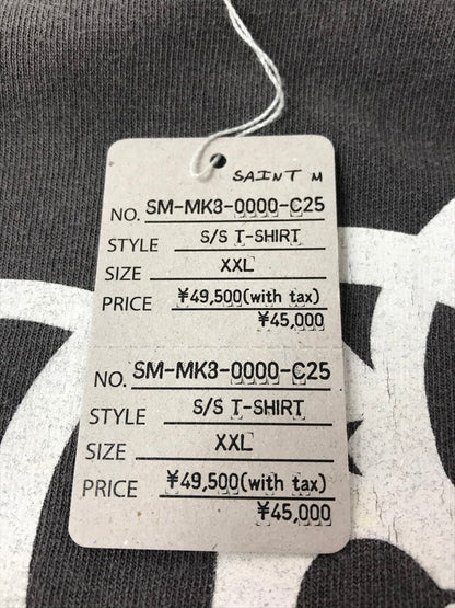 【中古美品】【メンズ】 SAINT MICHAEL セント マイケル × AEROSMITH エアロスミス 26SS AS SS T-SHIRT BLACK SM-MK8-0000-C25 ショートスリーブ Tシャツ 142-260924-rt-04-tagh サイズ：XXL カラー：ブラック 万代Net店