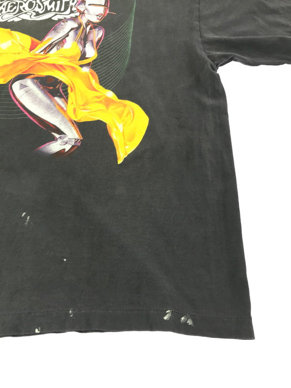 【中古美品】【メンズ】 SAINT MICHAEL セント マイケル × AEROSMITH エアロスミス 26SS AS SS T-SHIRT BLACK SM-MK8-0000-C25 ショートスリーブ Tシャツ 142-260924-rt-04-tagh サイズ：XXL カラー：ブラック 万代Net店