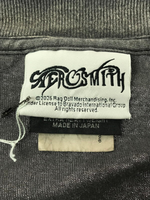 【中古美品】【メンズ】 SAINT MICHAEL セント マイケル × AEROSMITH エアロスミス 26SS AS SS T-SHIRT BLACK SM-MK8-0000-C25 ショートスリーブ Tシャツ 142-260924-rt-04-tagh サイズ：XXL カラー：ブラック 万代Net店