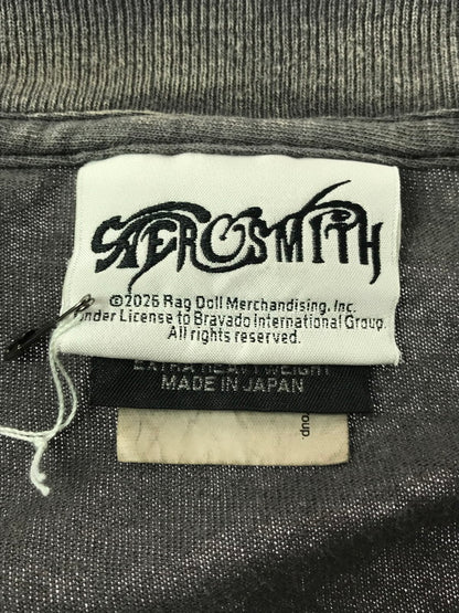 【中古美品】【メンズ】 SAINT MICHAEL セント マイケル × AEROSMITH エアロスミス 26SS AS SS T-SHIRT BLACK SM-MK8-0000-C25 ショートスリーブ Tシャツ 142-260924-rt-04-tagh サイズ：XXL カラー：ブラック 万代Net店