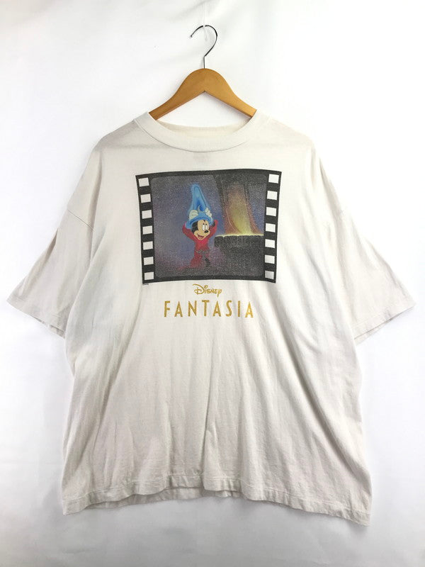 【中古美品】【メンズ】 SAINT MICHAEL セント マイケル × DISNEY ディズニー 26AW SS T-SHIRT FANTASIA SM-MK1-0000-C86 ファンタジスタ 半袖Tシャツ 142-260924-rt-03-tagh サイズ：XXL カラー：ホワイト 万代Net店