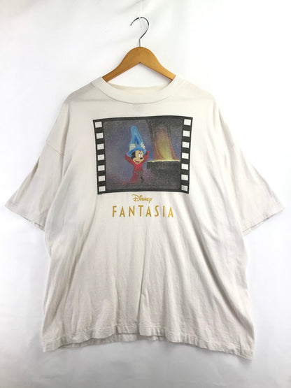 【中古美品】【メンズ】 SAINT MICHAEL セント マイケル × DISNEY ディズニー 26AW SS T-SHIRT FANTASIA SM-MK1-0000-C86 ファンタジスタ 半袖Tシャツ 142-260924-rt-03-tagh サイズ：XXL カラー：ホワイト 万代Net店