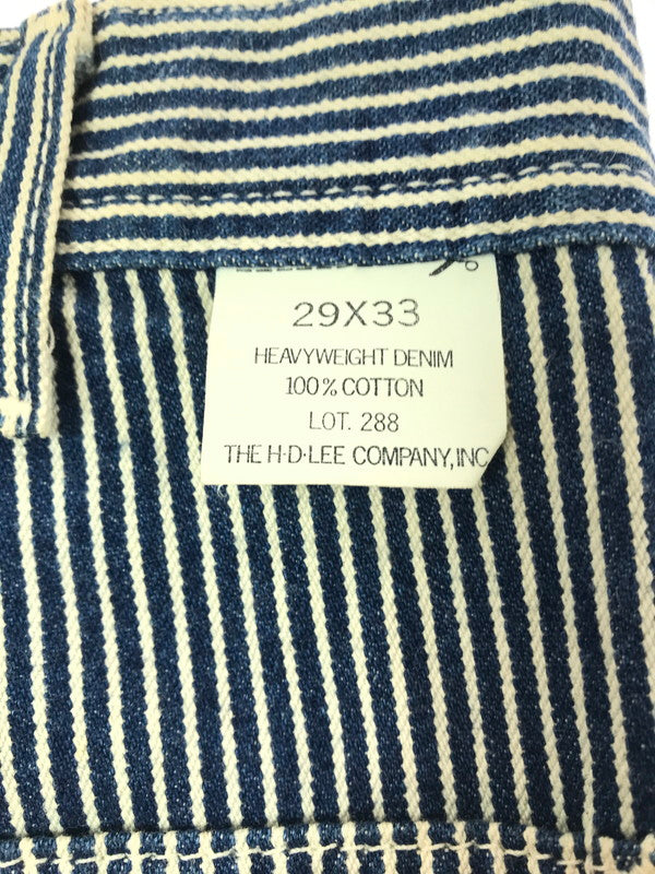 【現状渡し品】【メンズ】 LEE リー HICKORY DENIM PAINTER PANTS 0288 ヒッコリー デニム ペインターパンツ 157-261009-ty-02-tagh サイズ：29×33 カラー：ブルー 万代Net店