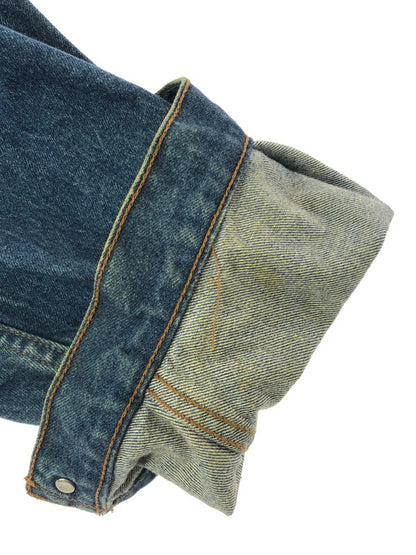 【中古品】【メンズ】 LEVI'S リーバイス 80's DENIM TRACKER JACKET 70649-0217 刻印J02 80年代 デニム トラッカー ジャケット 日本製 ヴィンテージ 146-260926-rt-23-tagh サイズ：M カラー：インディゴ 万代Net店