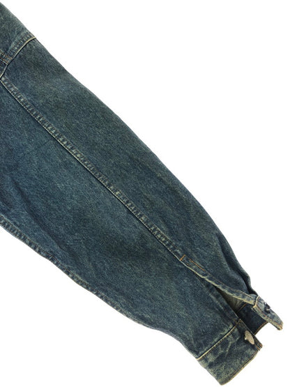 【中古品】【メンズ】 LEVI'S リーバイス 80's DENIM TRACKER JACKET 70649-0217 刻印J02 80年代 デニム トラッカー ジャケット 日本製 ヴィンテージ 146-260926-rt-23-tagh サイズ：M カラー：インディゴ 万代Net店