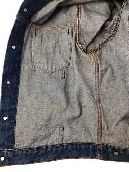 【中古品】【メンズ】 LEVI'S リーバイス 80's DENIM TRACKER JACKET 70649-0217 刻印J02 80年代 デニム トラッカー ジャケット 日本製 ヴィンテージ 146-260926-rt-23-tagh サイズ：M カラー：インディゴ 万代Net店
