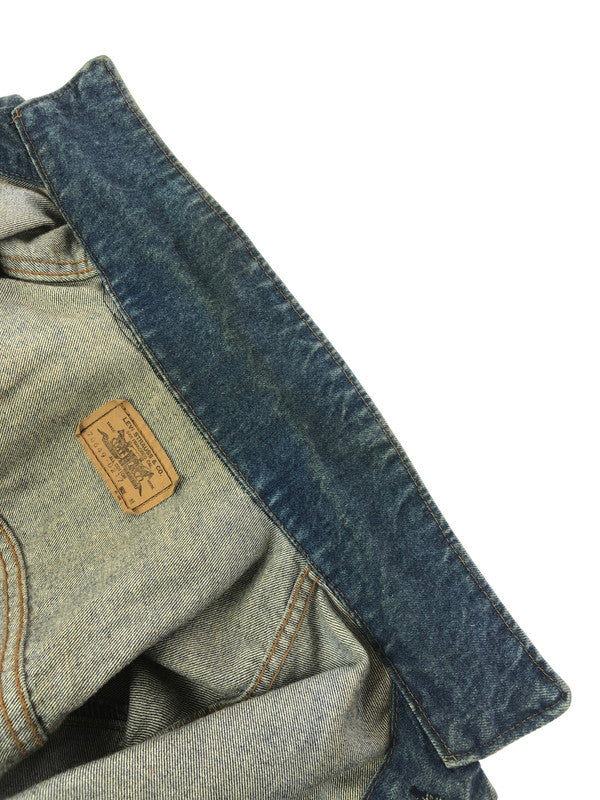 【中古品】【メンズ】 LEVI'S リーバイス 80's DENIM TRACKER JACKET 70649-0217 刻印J02 80年代 デニム トラッカー ジャケット 日本製 ヴィンテージ 146-260926-rt-23-tagh サイズ：M カラー：インディゴ 万代Net店