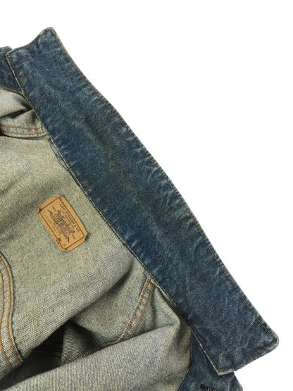 【中古品】【メンズ】 LEVI'S リーバイス 80's DENIM TRACKER JACKET 70649-0217 刻印J02 80年代 デニム トラッカー ジャケット 日本製 ヴィンテージ 146-260926-rt-23-tagh サイズ：M カラー：インディゴ 万代Net店