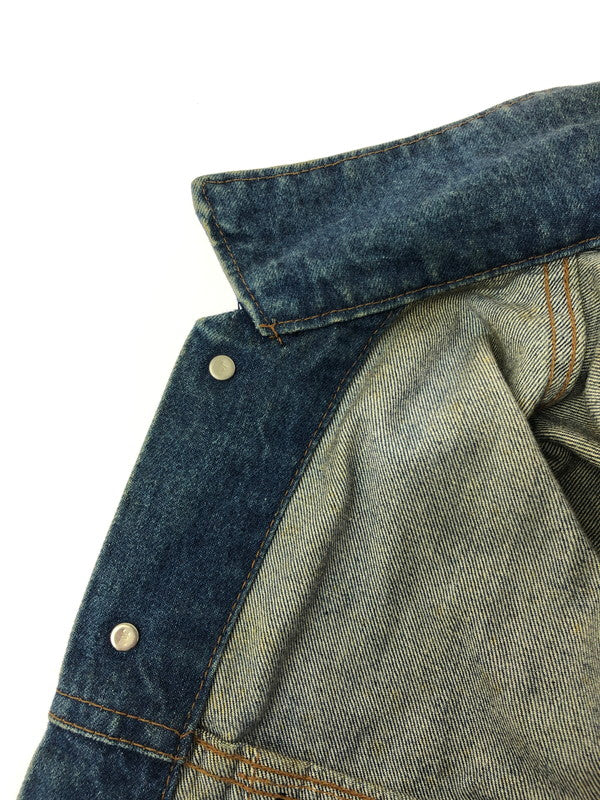 【中古品】【メンズ】 LEVI'S リーバイス 80's DENIM TRACKER JACKET 70649-0217 刻印J02 80年代 デニム トラッカー ジャケット 日本製 ヴィンテージ 146-260926-rt-23-tagh サイズ：M カラー：インディゴ 万代Net店