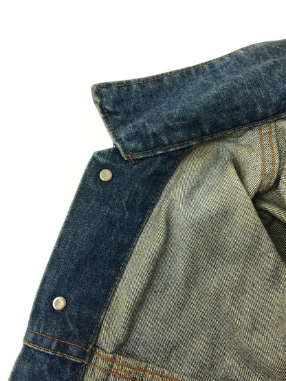 【中古品】【メンズ】 LEVI'S リーバイス 80's DENIM TRACKER JACKET 70649-0217 刻印J02 80年代 デニム トラッカー ジャケット 日本製 ヴィンテージ 146-260926-rt-23-tagh サイズ：M カラー：インディゴ 万代Net店