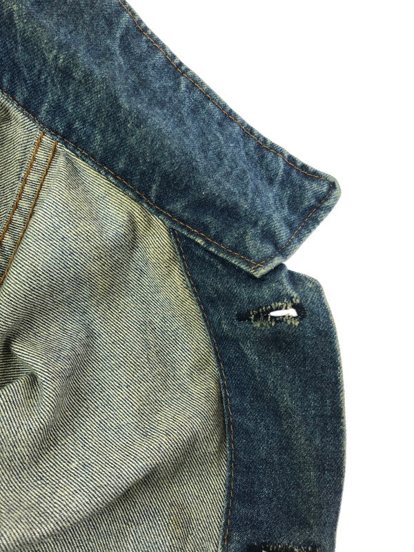 【中古品】【メンズ】 LEVI'S リーバイス 80's DENIM TRACKER JACKET 70649-0217 刻印J02 80年代 デニム トラッカー ジャケット 日本製 ヴィンテージ 146-260926-rt-23-tagh サイズ：M カラー：インディゴ 万代Net店