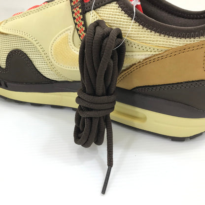 【中古美品】【メンズ】 NIKE ナイキ×TRAVIS SCOTT トラヴィス・スコット AIR MAX 1 DO9392-200 エアマックス 1 スニーカー 靴 160-260925-na-31-tagh サイズ：29cm US 11 カラー：BAROQUE BROWN/LEMON DROP-WHEAT 万代Net店