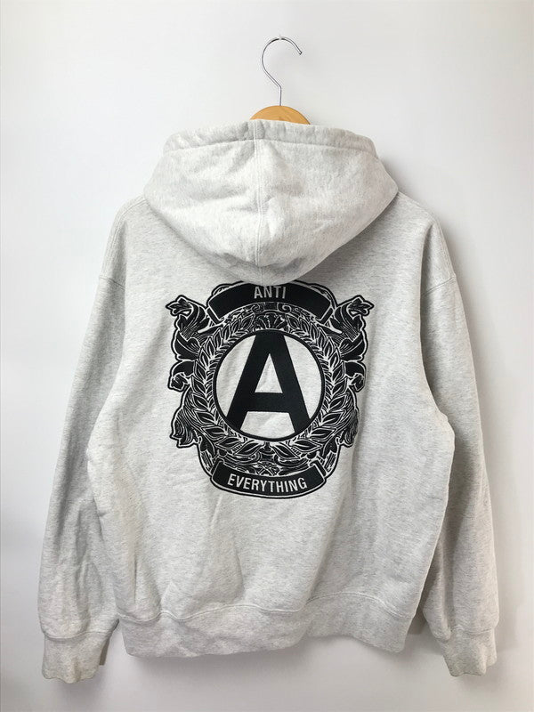 【中古品】【メンズ】 SUPREME シュプリーム 20AW ANTI HOODED SWEATSHIRT GRAY フーデッド スウェットシャツ パーカー トップス 149-261001-rt-07-tagh サイズ：M カラー：グレー 万代Net店