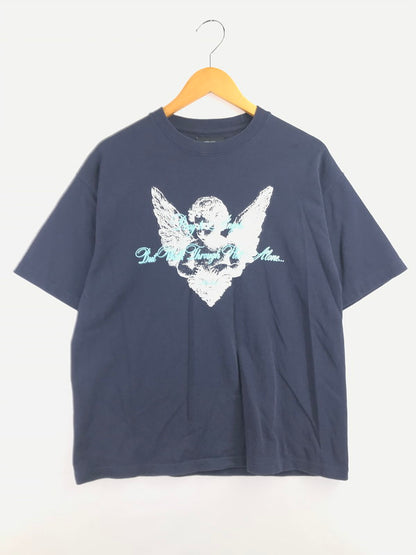 【中古品】【メンズ】 HOLICK ホリック ANGEL TEE NAVY エンジェル Tシャツ トップス 半袖Tシャツ 142-260924-rt-08-tagh サイズ：M カラー：ネイビー 万代Net店