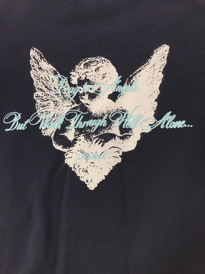 【中古品】【メンズ】 HOLICK ホリック ANGEL TEE NAVY エンジェル Tシャツ トップス 半袖Tシャツ 142-260924-rt-08-tagh サイズ：M カラー：ネイビー 万代Net店