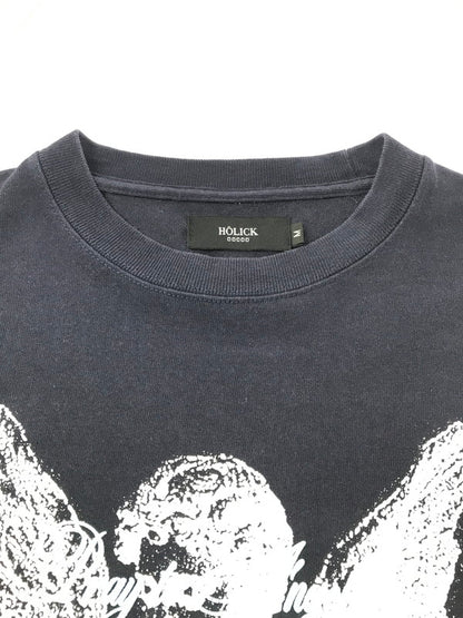 【中古品】【メンズ】 HOLICK ホリック ANGEL TEE NAVY エンジェル Tシャツ トップス 半袖Tシャツ 142-260924-rt-08-tagh サイズ：M カラー：ネイビー 万代Net店
