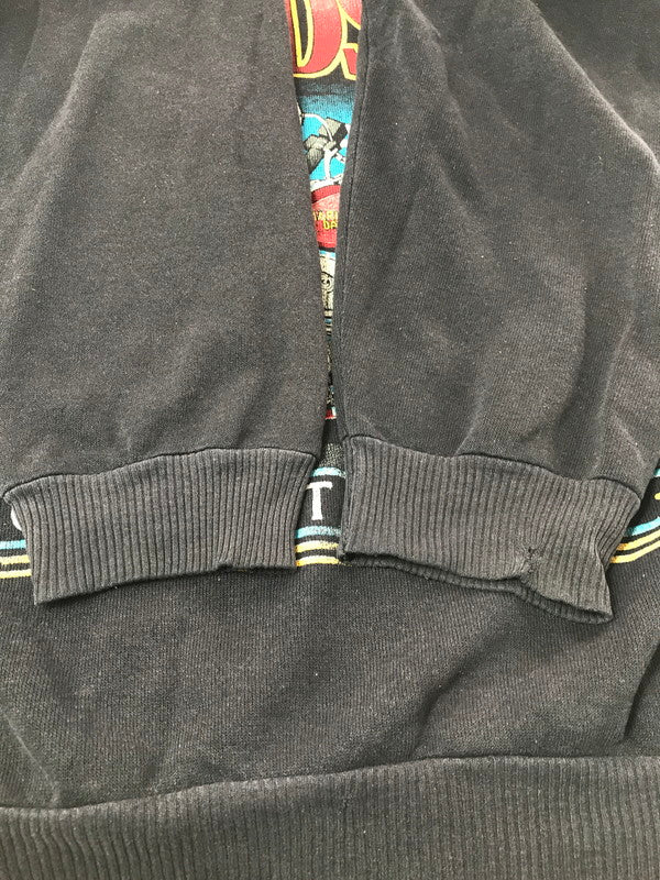 【中古品】【メンズ】 HARLEY DAVIDSON ハーレーダビッドソン 80's SPEED LIMIT PRINT SWEAT SHIRT 80年代 スピード リミット プリント Tシャツ トップス ヴィンテージ 146-260924-rt-09-tagh サイズ：L カラー：ブラック 万代Net店