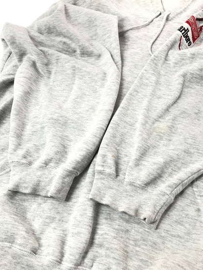 【中古品】【メンズ】 MARLBORO 90's LIZARD HOODED SWEATSHIRT 90年代 リザード フーデッド スウェットシャツ トップス 146-260924-rt-12-tagh サイズ：F カラー：グレー 万代Net店