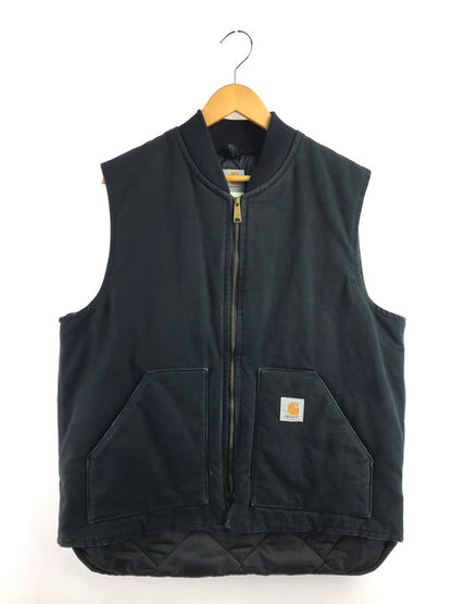 【中古品】【メンズ】 CARHARTT カーハート DUCK VEST BLACK ダック ベスト ブラック トップス 146-260924-rt-38-tagh サイズ：XL カラー：ブラック 万代Net店
