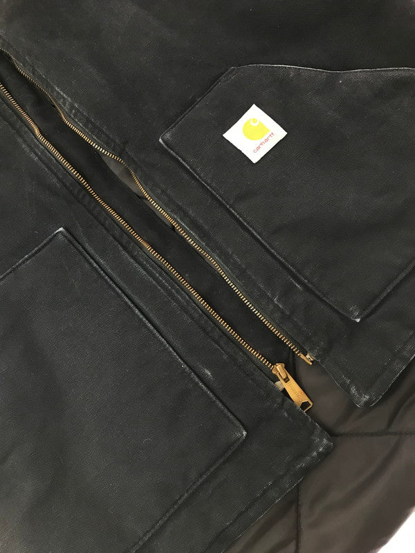 【中古品】【メンズ】 CARHARTT カーハート DUCK VEST BLACK ダック ベスト ブラック トップス 146-260924-rt-38-tagh サイズ：XL カラー：ブラック 万代Net店