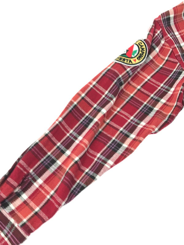 【中古品】【メンズ】 PANDIESTA JAPAN パンディエスタ ジャパン KUMANEKO KINSEI CAMPING PANDA CHECK LONG SLEEVE FLANNEL SHIRT 561600 145-260924-rt-18-tagh サイズ：XL カラー：レッド 万代Net店