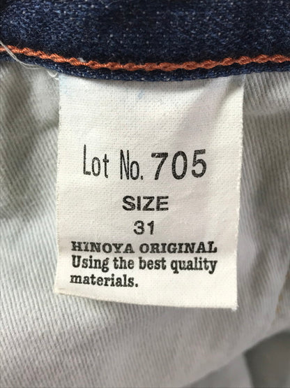 【中古品】【メンズ】 BURGUS PLUS HINOYA バーガス プラス ヒノヤ DENIM PANTS INDIGO 705 デニム パンツ ジーパン ボトムス 156-260926-rt-12-tagh サイズ：31 カラー：インディゴ 万代Net店