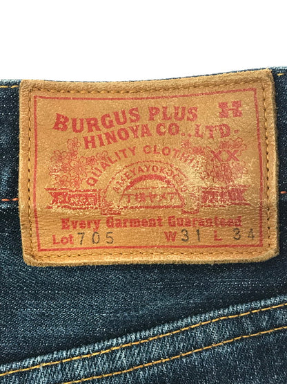 【中古品】【メンズ】 BURGUS PLUS HINOYA バーガス プラス ヒノヤ DENIM PANTS INDIGO 705 デニム パンツ ジーパン ボトムス 156-260926-rt-12-tagh サイズ：31 カラー：インディゴ 万代Net店