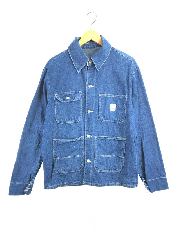 【中古品】【メンズ】 POINTER BRAND ポインターブランド DENIM COVERALL INDIGO デニム カバー オール ライトアウター 146-260924-rt-20-tagh サイズ：38 カラー：インディゴ 万代Net店