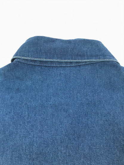 【中古品】【メンズ】 POINTER BRAND ポインターブランド DENIM COVERALL INDIGO デニム カバー オール ライトアウター 146-260924-rt-20-tagh サイズ：38 カラー：インディゴ 万代Net店