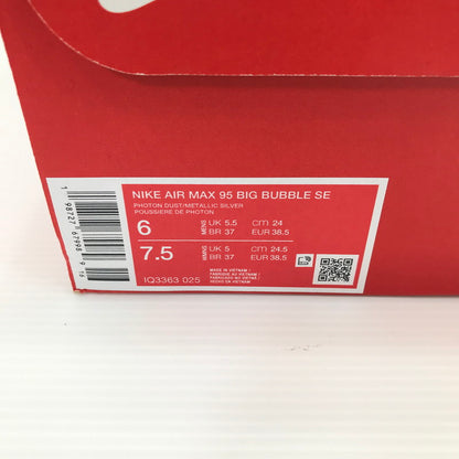 【中古品】【レディース】 NIKE ナイキ AIR MAX 95 BIG BUBBLE SE IQ3363-025 ビッグバブル スニーカー 靴 166-260925-na-39-tagh サイズ：24cm US 6 カラー：PHOTON DUST/METALLIC SILVER
YEAR
2025 万代Net店