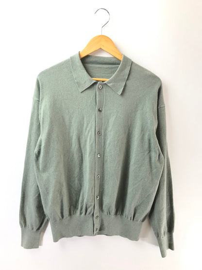 【中古品】【メンズ】 CREPUSCULE クレプスキュール KNIT SHIRTS L/S 2301-012 ニット シャツ トップス 140-260924-rt-26-tagh サイズ：1 カラー：グリーン 万代Net店