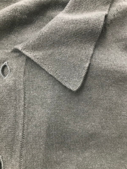 【中古品】【メンズ】 CREPUSCULE クレプスキュール KNIT SHIRTS L/S 2301-012 ニット シャツ トップス 140-260924-rt-26-tagh サイズ：1 カラー：グリーン 万代Net店