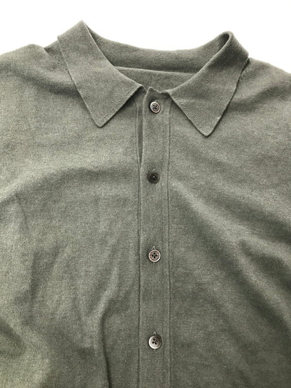 【中古品】【メンズ】 CREPUSCULE クレプスキュール KNIT SHIRTS L/S 2301-012 ニット シャツ トップス 140-260924-rt-26-tagh サイズ：1 カラー：グリーン 万代Net店