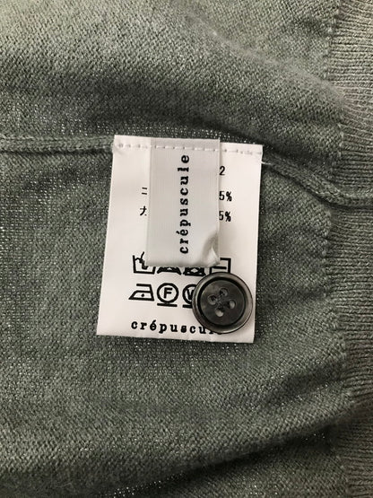 【中古品】【メンズ】 CREPUSCULE クレプスキュール KNIT SHIRTS L/S 2301-012 ニット シャツ トップス 140-260924-rt-26-tagh サイズ：1 カラー：グリーン 万代Net店
