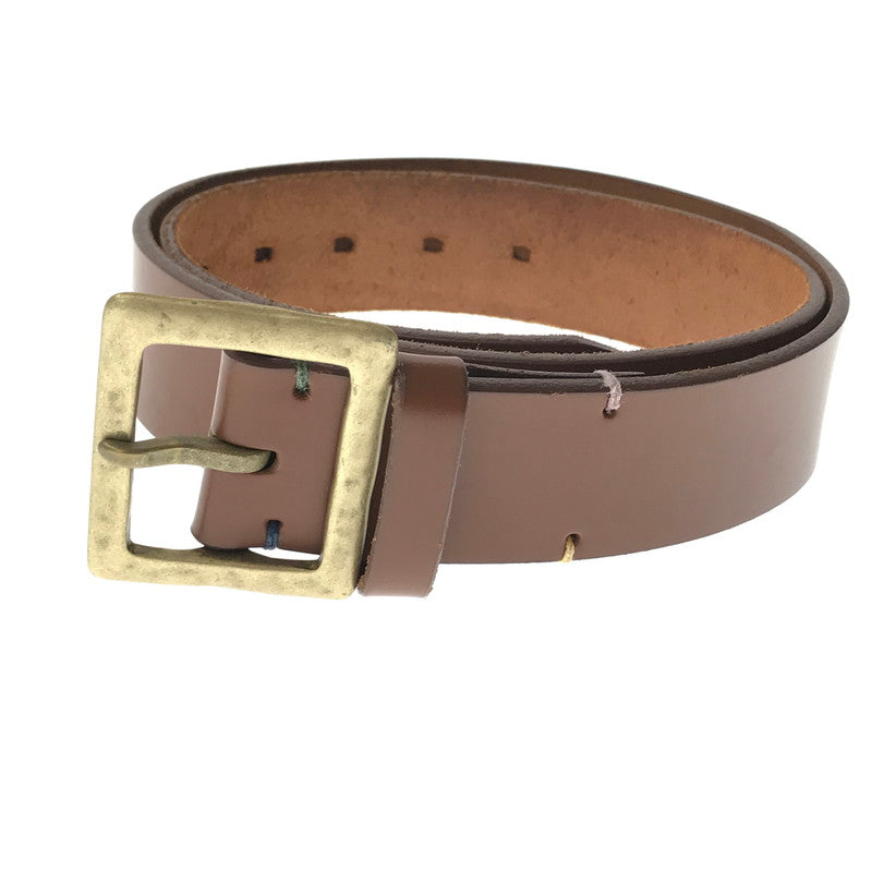 【中古品】【メンズ】 PAUL SMITH ポール・スミス LEATHER BELT レザー ベルト アクセサリー 205-261016-rt-08-tagh カラー：ブラウン 万代Net店