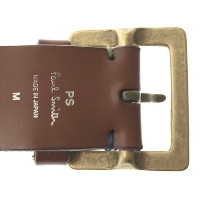 【中古品】【メンズ】 PAUL SMITH ポール・スミス LEATHER BELT レザー ベルト アクセサリー 205-261016-rt-08-tagh カラー：ブラウン 万代Net店