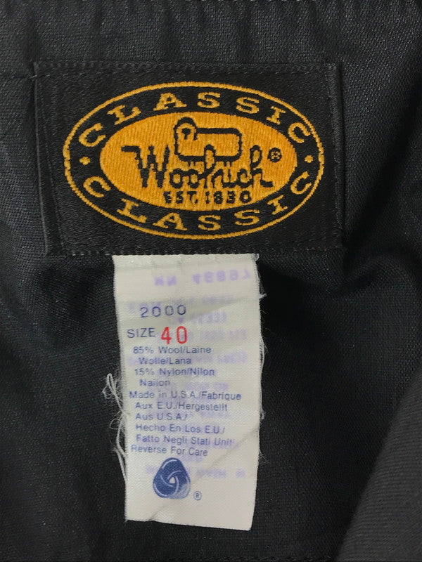 【中古品】【メンズ】 WOOLRICH ウールリッチ 80's WOOL SLACKS GRAY 80年代 ウール スラックス ボトムス ヴィンテージ 157-260926-rt-18-tagh サイズ：40 カラー：グレー 万代Net店
