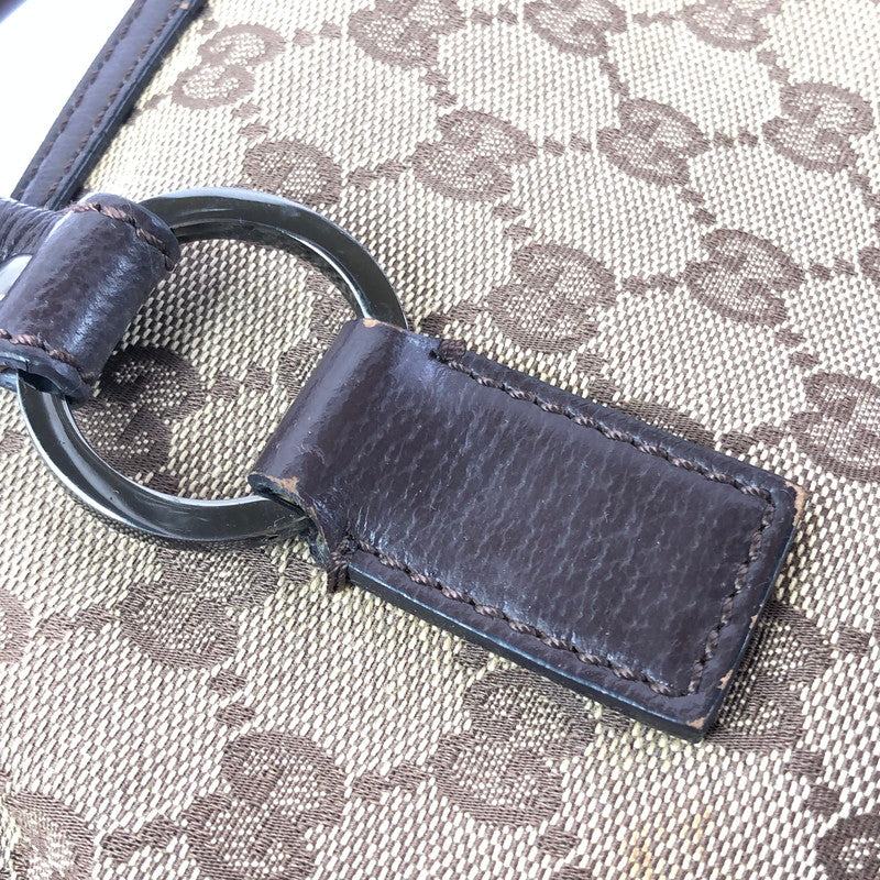 【中古品】【レディース】 GUCCI グッチ MONOGRAM MINI BOSTON BAG 113009 204991 モノグラム ミニ ボストン バッグ 鞄 180-261015-ty-05-tagh カラー：ブラウン 万代Net店