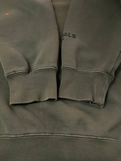 【中古品】【メンズ】 ESSENTIALS FEAR OF GOD エッセンシャルズ フィア オブ ゴッド CREW NECK SWEATSHIRT クルーネック スウェット シャツ トレーナー 142-260924-rt-11-tagh サイズ：S カラー：カーキ 万代Net店