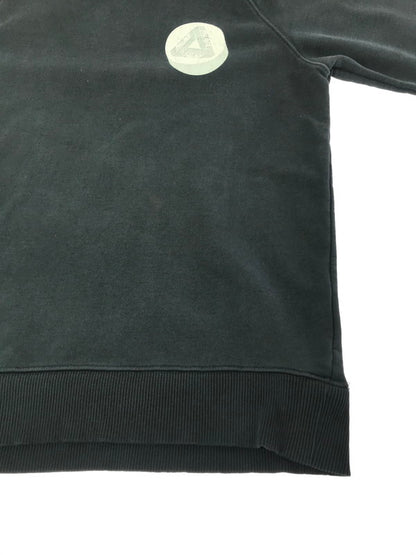 【中古品】【メンズ】 PALACE SKATEBOARDS パレス スケートボーズ BACK PRINT CREW NECK SWEATSHIRT 525405 バック プリント クルーネック スウェット トップス 142-260924-rt-07-tagh サイズ：L カラー：ブラック 万代Net店