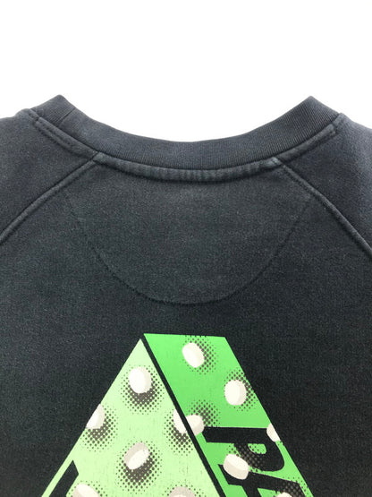 【中古品】【メンズ】 PALACE SKATEBOARDS パレス スケートボーズ BACK PRINT CREW NECK SWEATSHIRT 525405 バック プリント クルーネック スウェット トップス 142-260924-rt-07-tagh サイズ：L カラー：ブラック 万代Net店