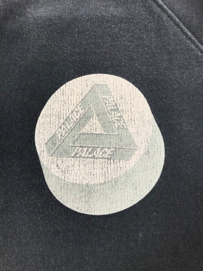 【中古品】【メンズ】 PALACE SKATEBOARDS パレス スケートボーズ BACK PRINT CREW NECK SWEATSHIRT 525405 バック プリント クルーネック スウェット トップス 142-260924-rt-07-tagh サイズ：L カラー：ブラック 万代Net店