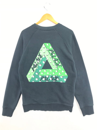 【中古品】【メンズ】 PALACE SKATEBOARDS パレス スケートボーズ BACK PRINT CREW NECK SWEATSHIRT 525405 バック プリント クルーネック スウェット トップス 142-260924-rt-07-tagh サイズ：L カラー：ブラック 万代Net店