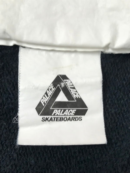 【中古品】【メンズ】 PALACE SKATEBOARDS パレス スケートボーズ BACK PRINT CREW NECK SWEATSHIRT 525405 バック プリント クルーネック スウェット トップス 142-260924-rt-07-tagh サイズ：L カラー：ブラック 万代Net店
