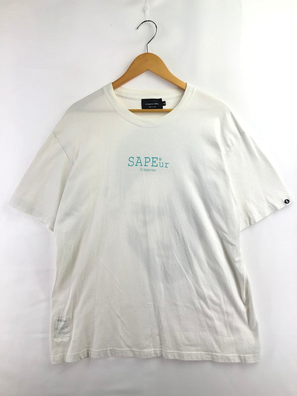 【中古品】【メンズ】 A ELEGANTES SAPEUR ア エレガンス サプール RODMAN GREEN HEAD T-SHIRT ロッドマン グリーンヘッド Tシャツ トップス 142-260924-rt-10-tagh サイズ：XL カラー：ホワイト 万代Net店
