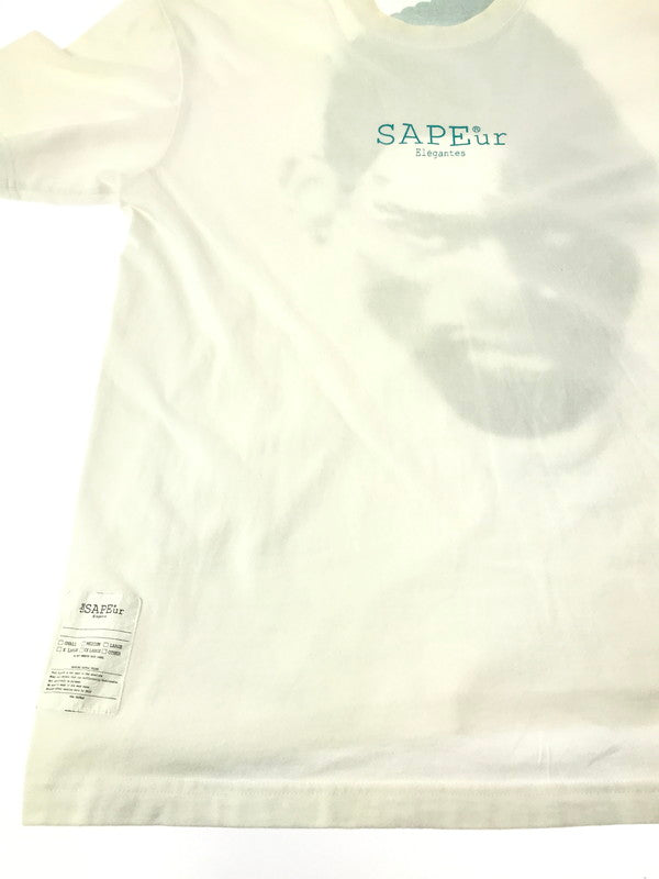 【中古品】【メンズ】 A ELEGANTES SAPEUR ア エレガンス サプール RODMAN GREEN HEAD T-SHIRT ロッドマン グリーンヘッド Tシャツ トップス 142-260924-rt-10-tagh サイズ：XL カラー：ホワイト 万代Net店