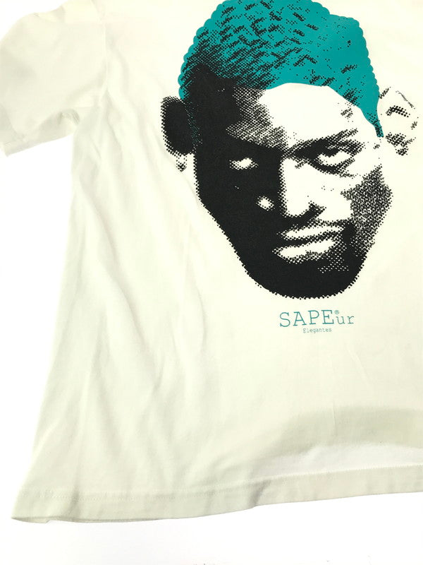 【中古品】【メンズ】 A ELEGANTES SAPEUR ア エレガンス サプール RODMAN GREEN HEAD T-SHIRT ロッドマン グリーンヘッド Tシャツ トップス 142-260924-rt-10-tagh サイズ：XL カラー：ホワイト 万代Net店