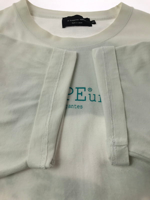 【中古品】【メンズ】 A ELEGANTES SAPEUR ア エレガンス サプール RODMAN GREEN HEAD T-SHIRT ロッドマン グリーンヘッド Tシャツ トップス 142-260924-rt-10-tagh サイズ：XL カラー：ホワイト 万代Net店