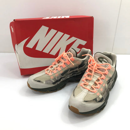 【中古品】【メンズ】 NIKE ナイキ AIR MAX 95 ESSENTIAL AQ6303-001 エアマックス 95 スニーカー 靴 160-260925-na-40-tagh サイズ：28.5cm US 10.5 カラー：DESERT SAND/SUNSET TINT-BLACK 万代Net店