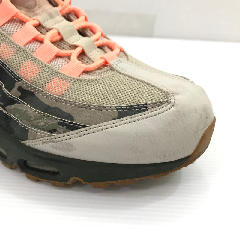 【中古品】【メンズ】 NIKE ナイキ AIR MAX 95 ESSENTIAL AQ6303-001 エアマックス 95 スニーカー 靴 160-260925-na-40-tagh サイズ：28.5cm US 10.5 カラー：DESERT SAND/SUNSET TINT-BLACK 万代Net店